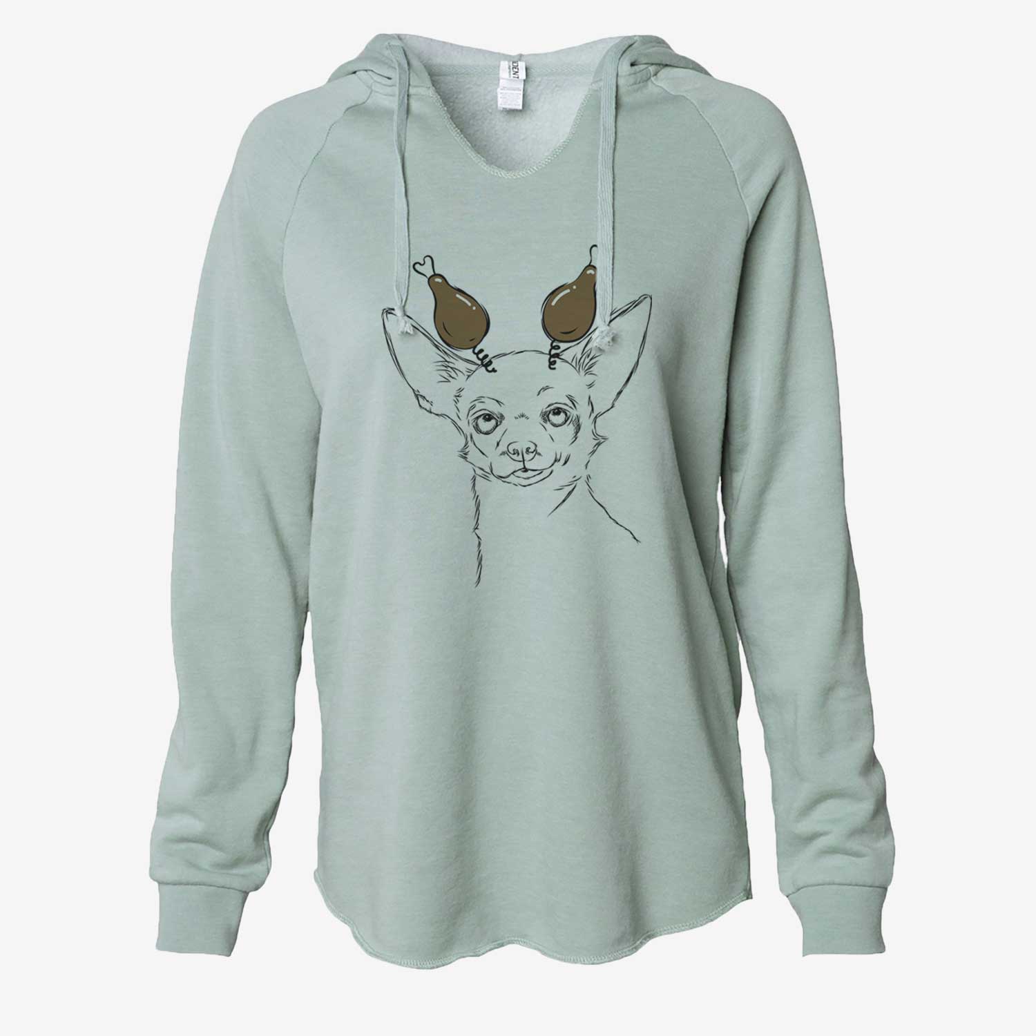 Thanksgiving Tabitha the Chihuahua - Cali Wave Hooded Sweatshirt