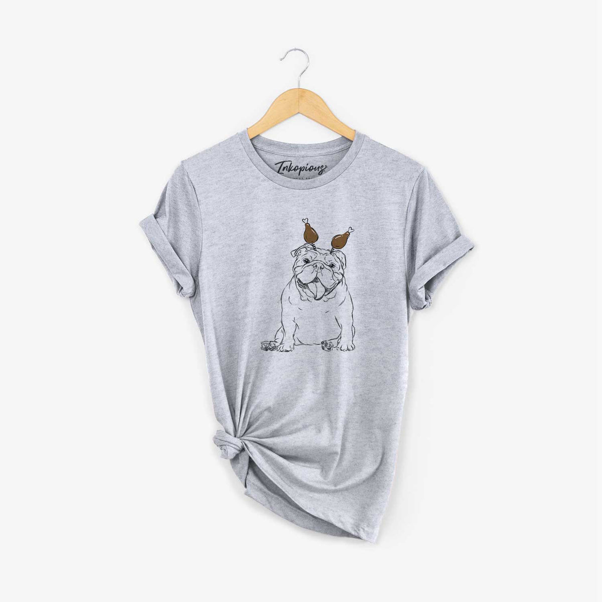 Thanksgiving Tank the English Bulldog - Unisex Crewneck