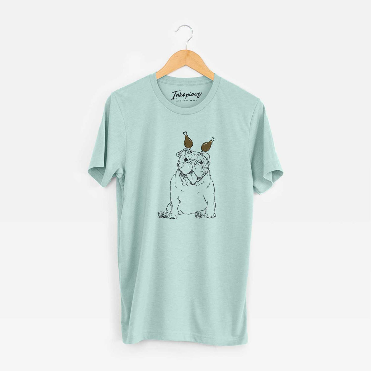Thanksgiving Tank the English Bulldog - Unisex Crewneck