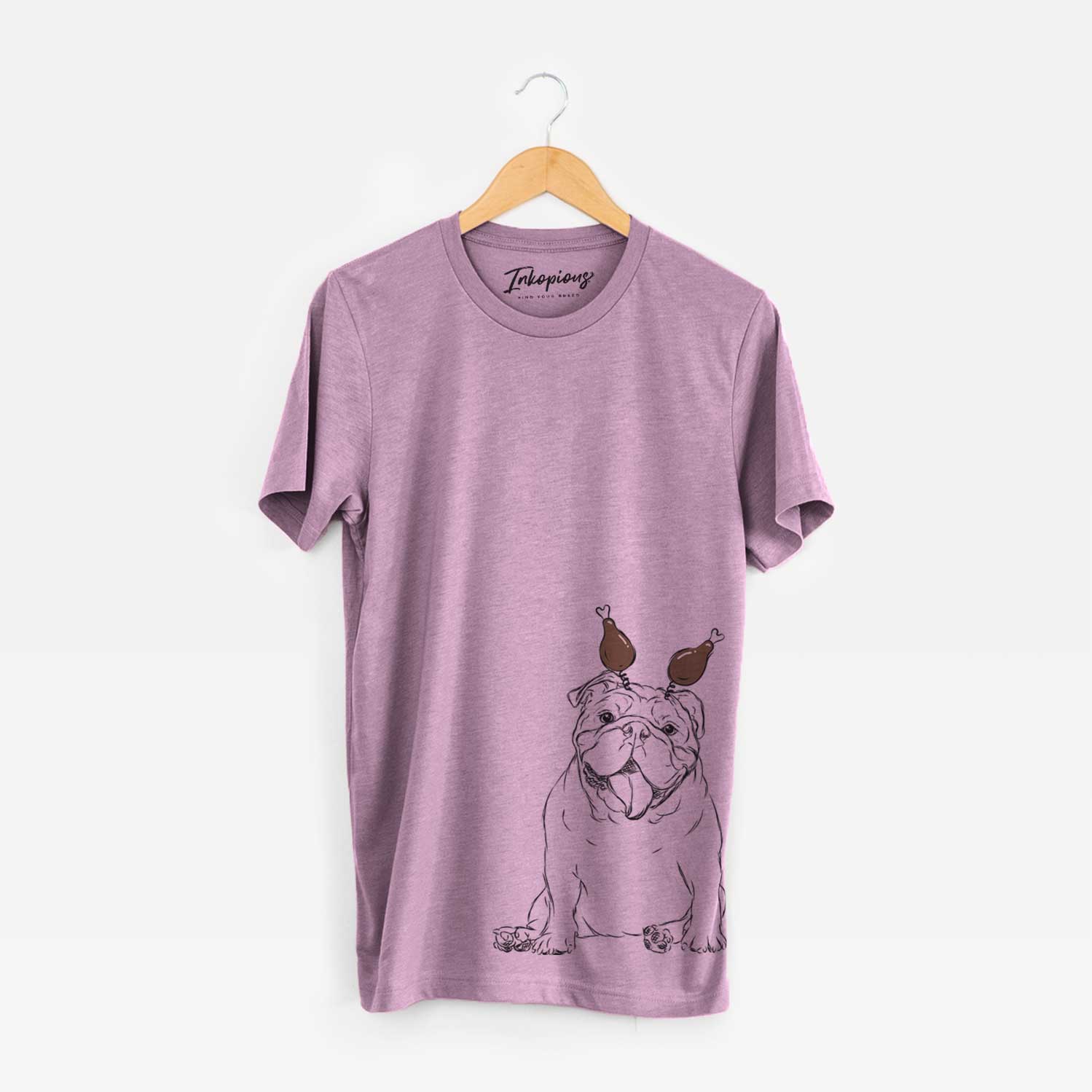 Thanksgiving Tank the English Bulldog - Unisex Crewneck