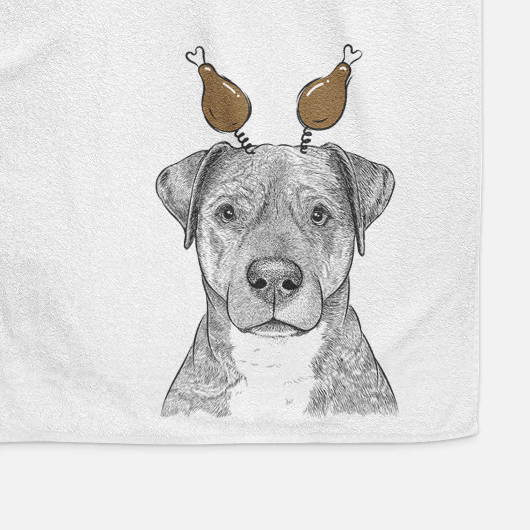 TedE the Mixed Breed Decorative Hand Towel