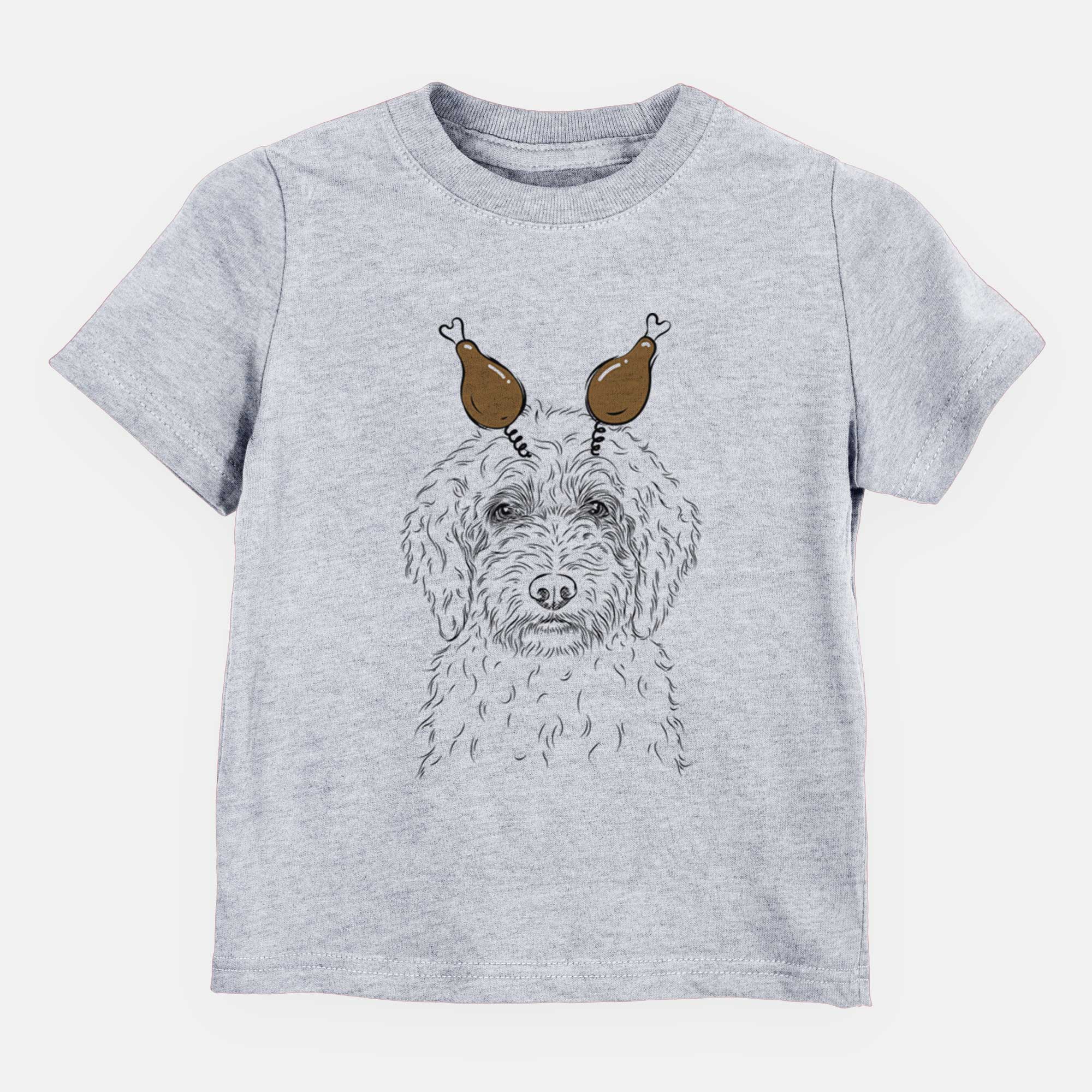 Thanksgiving Teddy the Labradoodle - Kids/Youth/Toddler Shirt