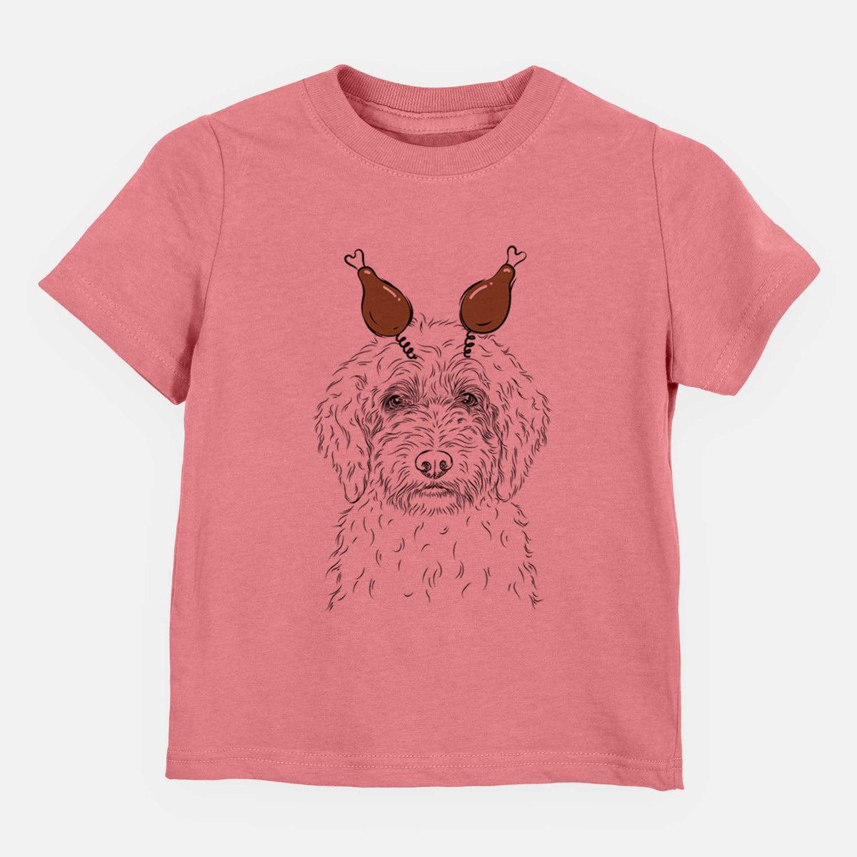 Thanksgiving Teddy the Labradoodle - Kids/Youth/Toddler Shirt