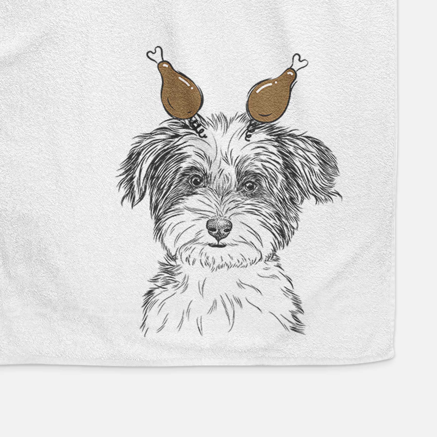 Teddy the Havanese Decorative Hand Towel