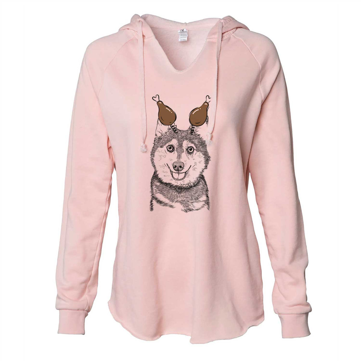 Thanksgiving Tellie the Alaskan Klee Kai - Cali Wave Hooded Sweatshirt
