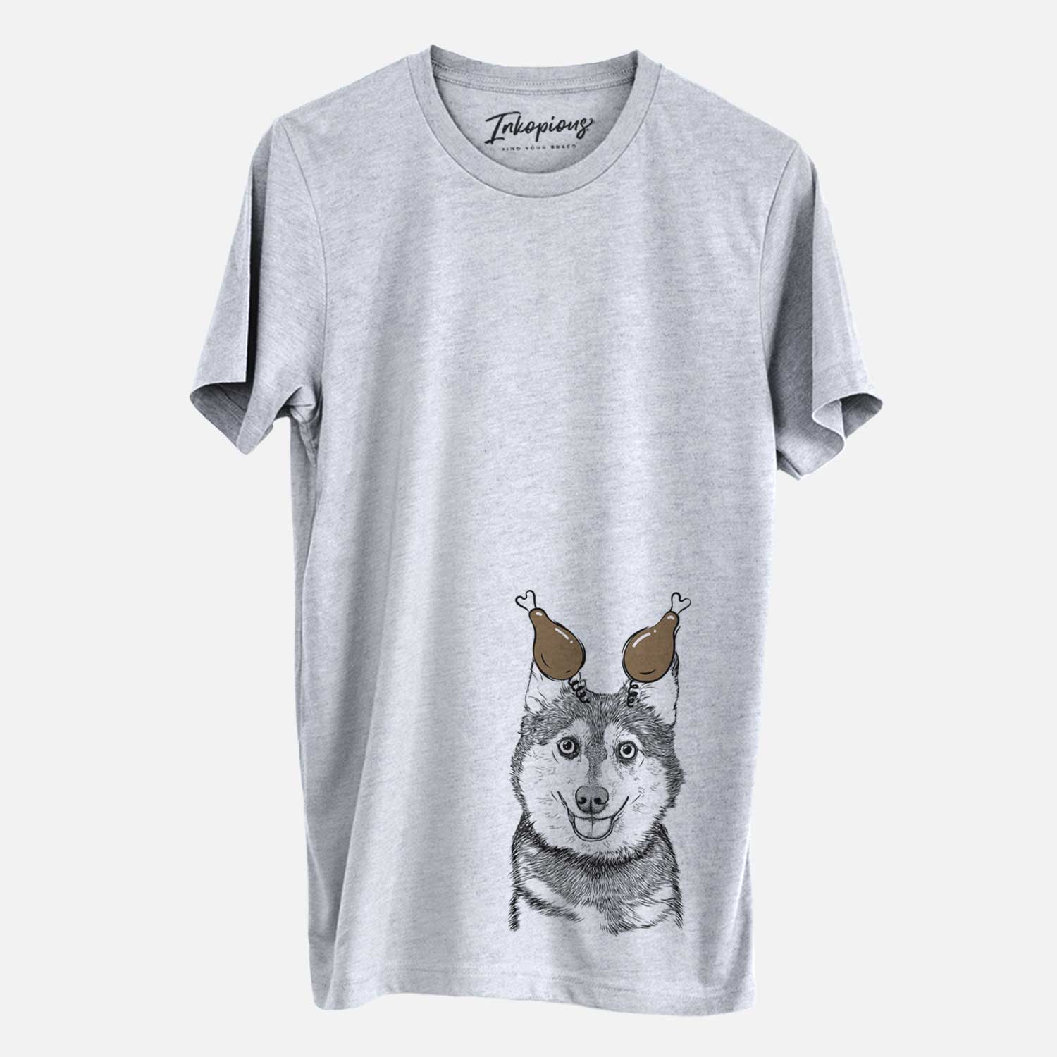 Thanksgiving Tellie the Alaskan Klee Kai - Unisex Crewneck