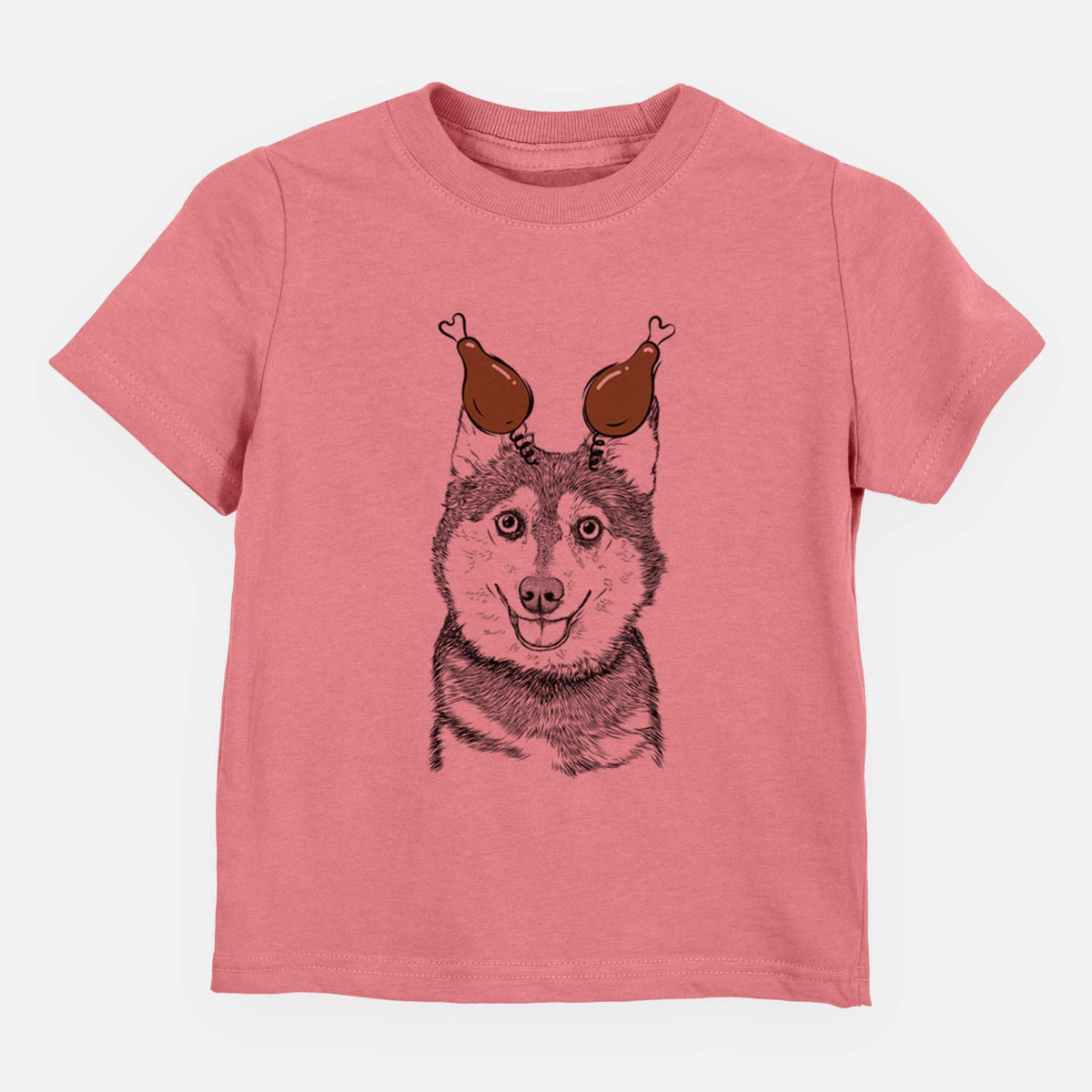 Thanksgiving Tellie the Alaskan Klee Kai - Kids/Youth/Toddler Shirt
