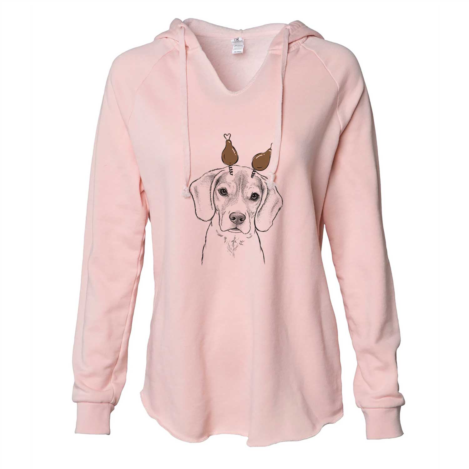 Thanksgiving Thea the Beagle - Cali Wave Hooded Sweatshirt