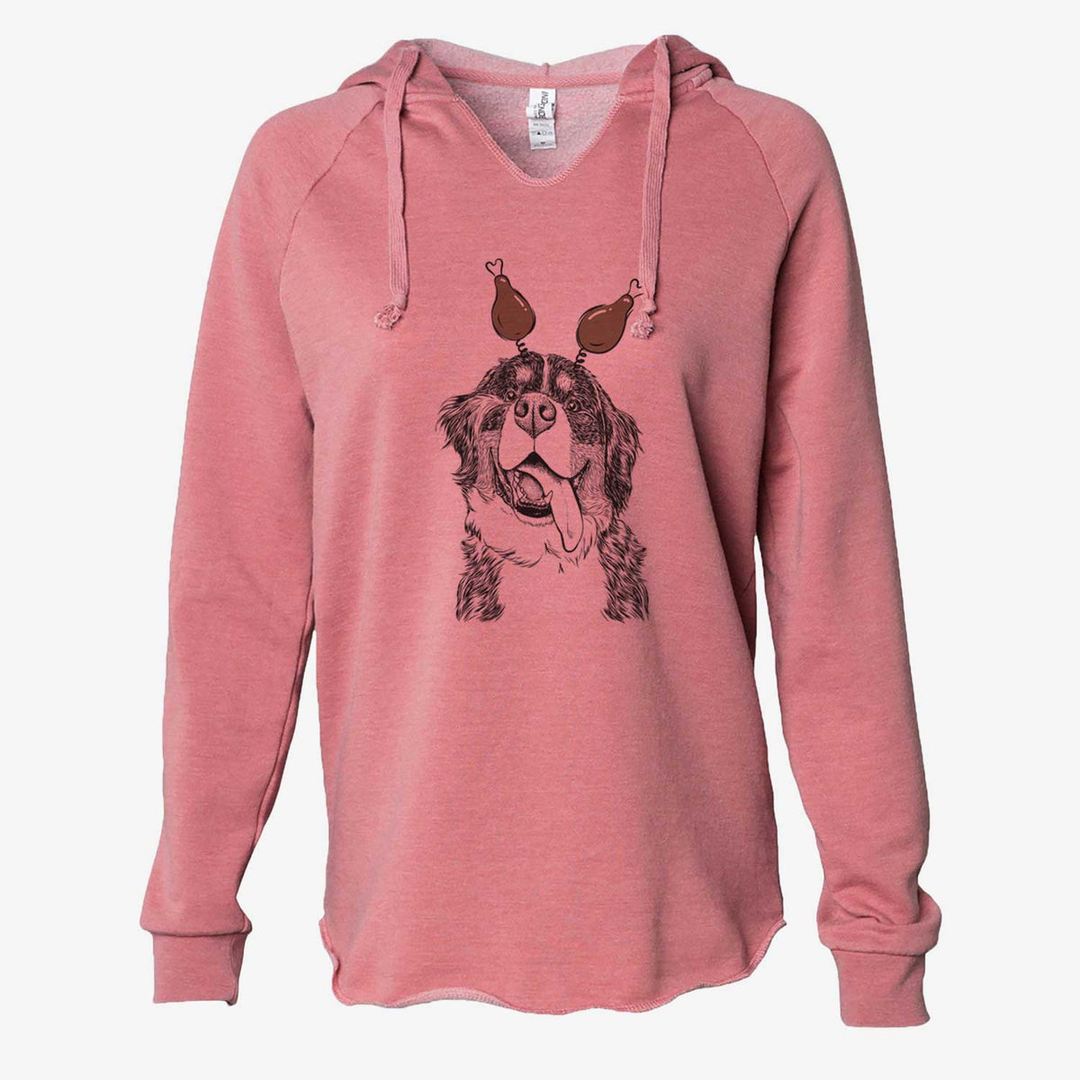 Thanksgiving Theo the Bernese Mountain Dog - Cali Wave Hooded Sweatshirt