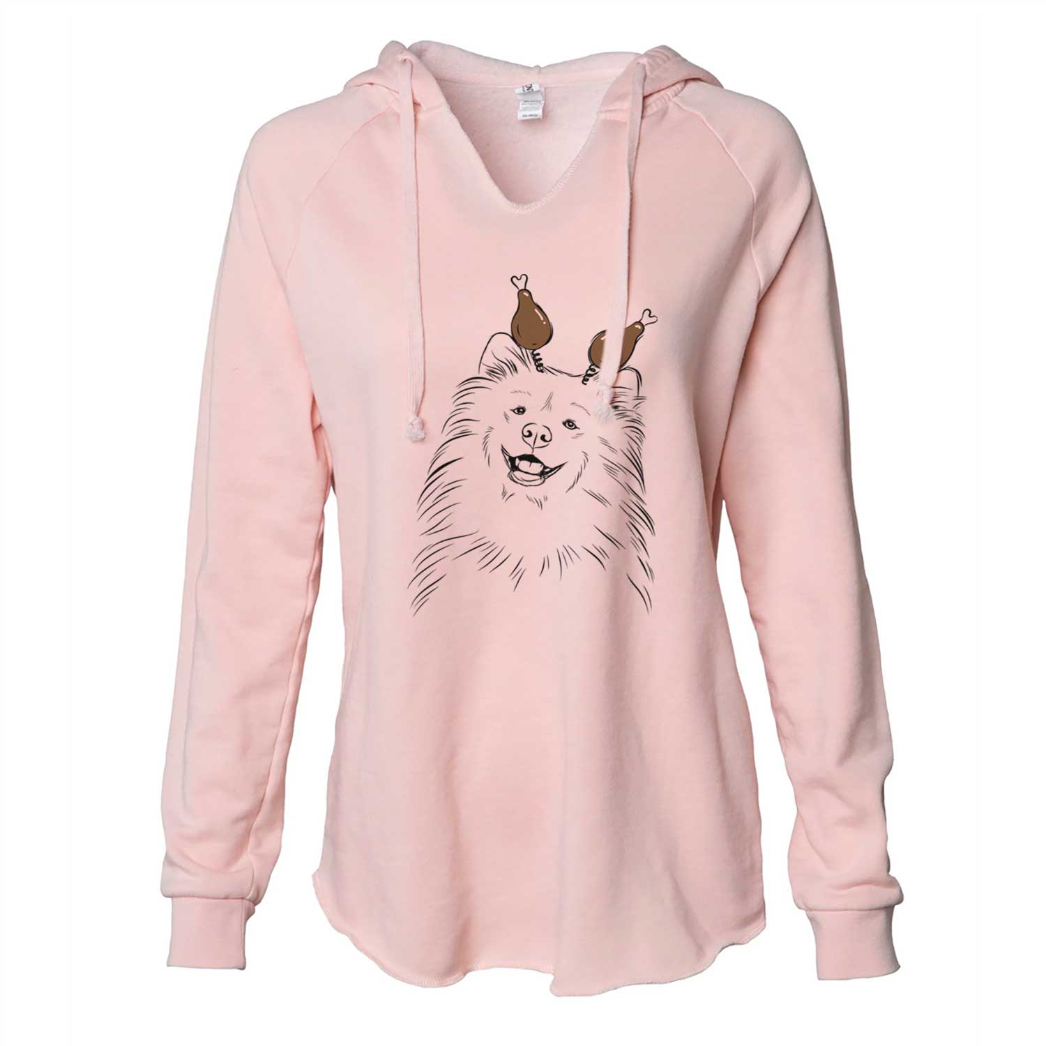 Thanksgiving Tillie the Samoyed - Cali Wave Hooded Sweatshirt