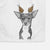 Tiny Archie the Mixed Breed Decorative Hand Towel