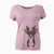 Thanksgiving Tiny Archie the Mixed Breed - Women's V-neck Shirt