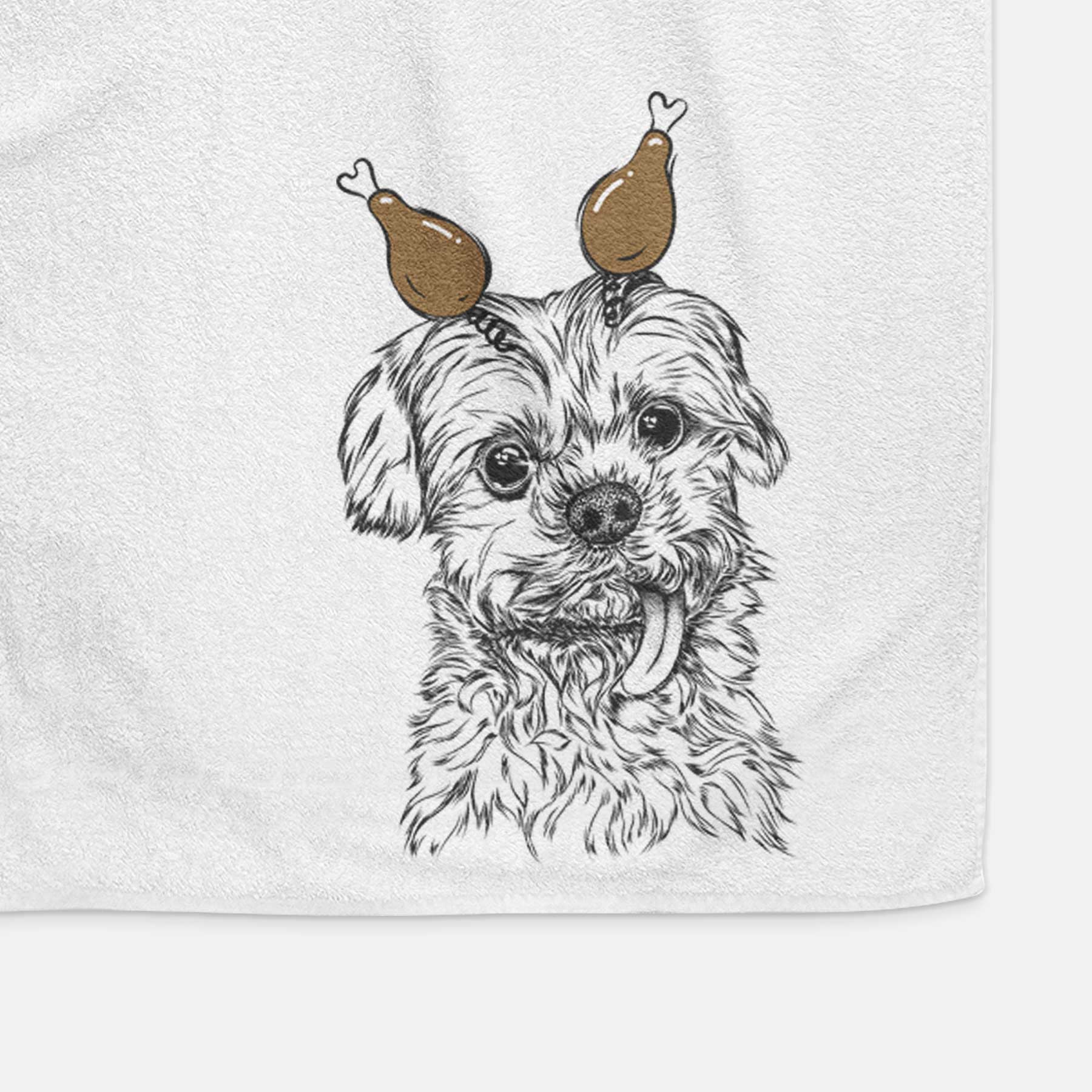 Tiny Titan the Shih Tzu Decorative Hand Towel