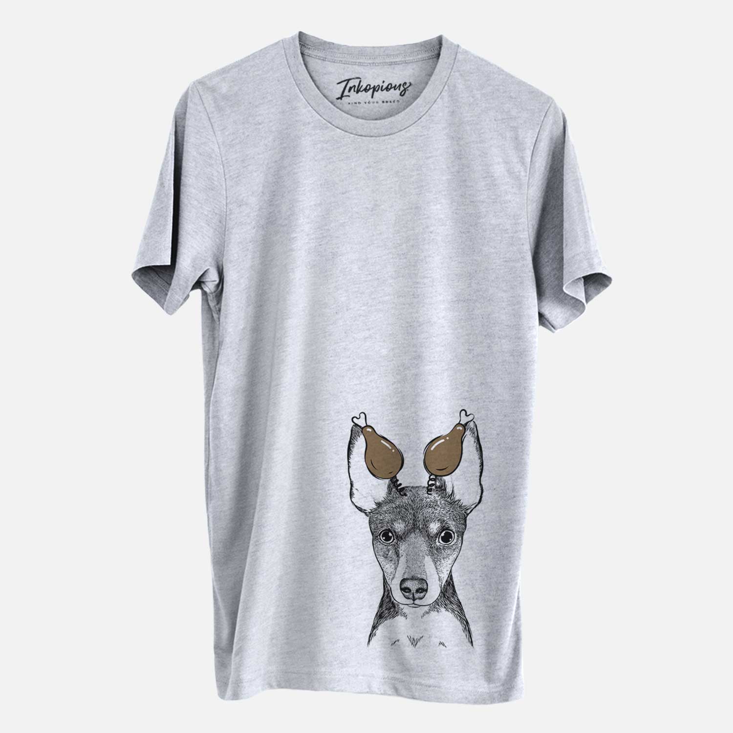 Thanksgiving Tiny the Toy Fox Terrier - Unisex Crewneck