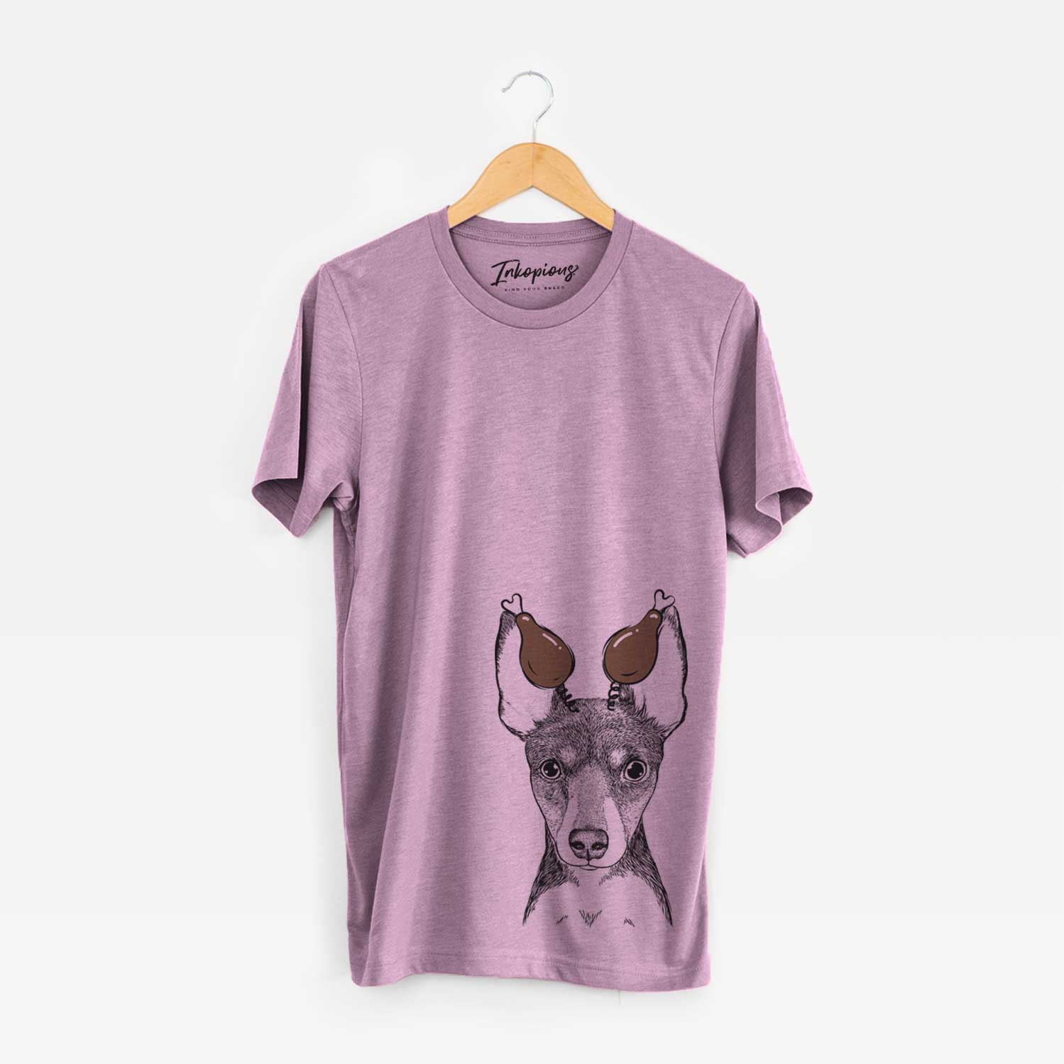 Thanksgiving Tiny the Toy Fox Terrier - Unisex Crewneck