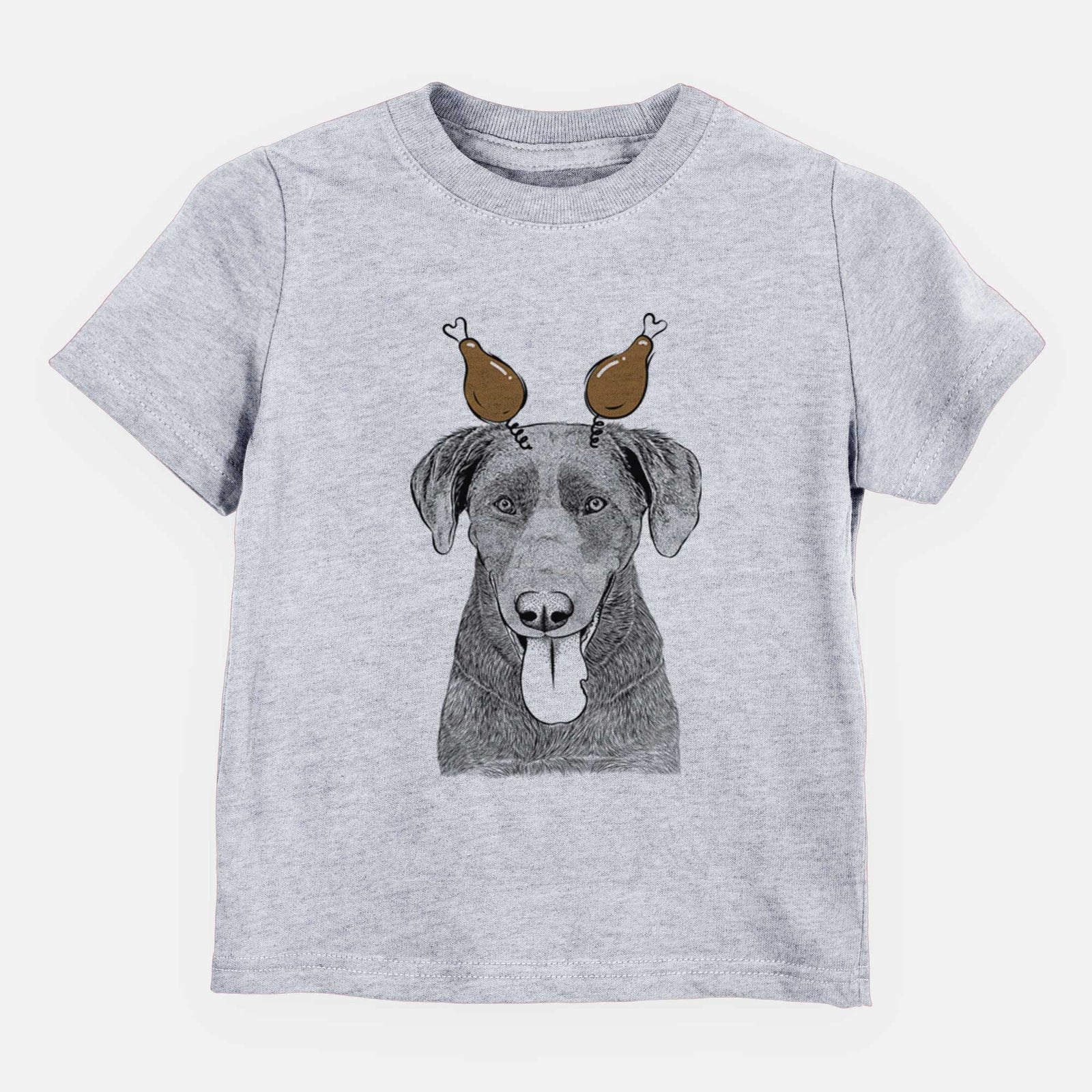 Thanksgiving Tobes the Chocolate Lab - Kids/Youth/Toddler Shirt