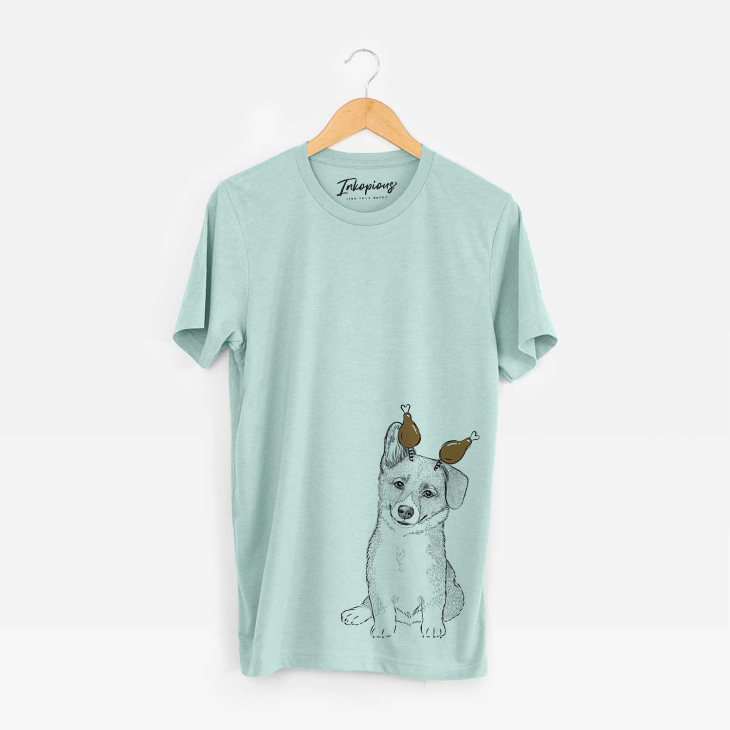 Thanksgiving Toby the Corgi Puppy - Unisex Crewneck