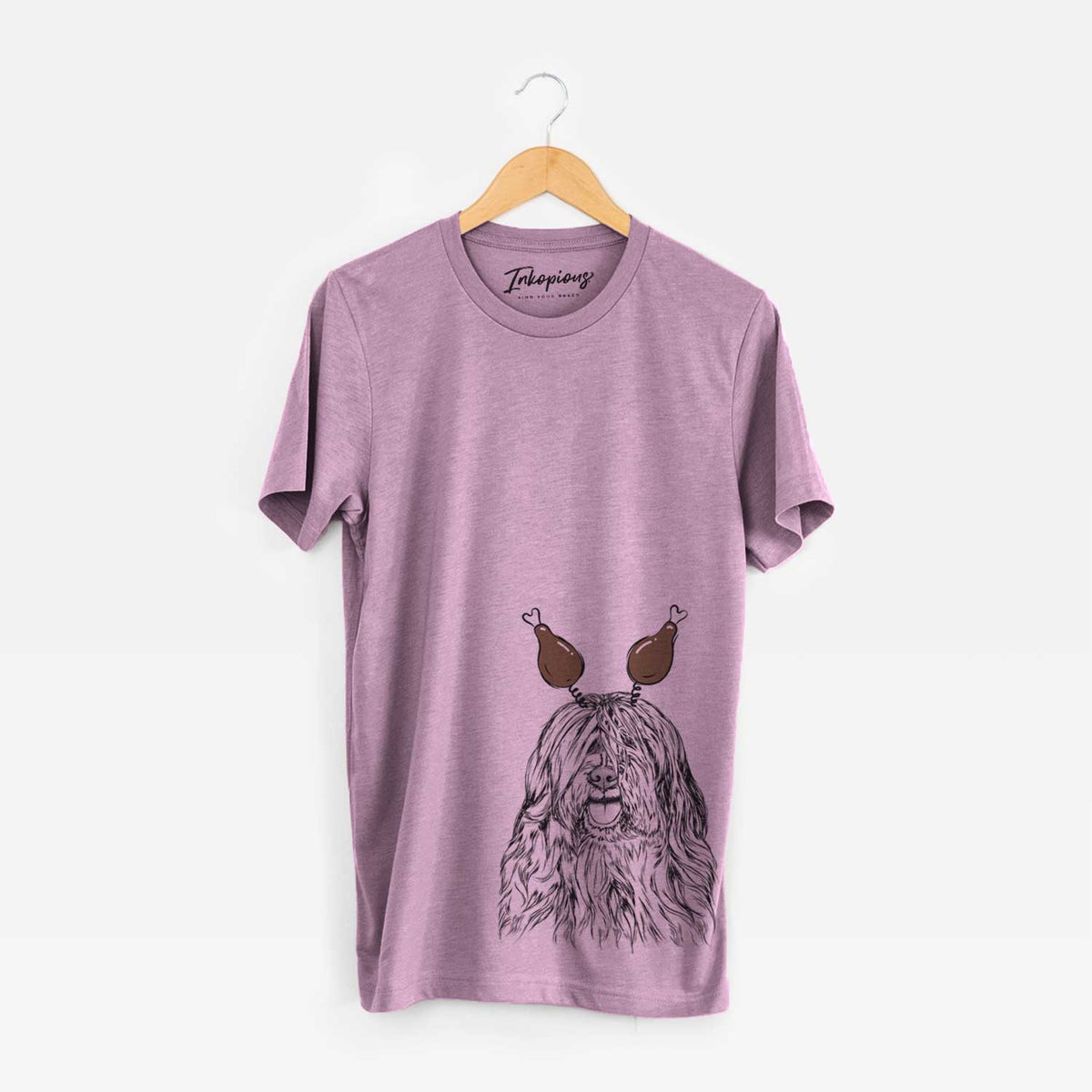 Thanksgiving Trinket the Tibetan Terrier - Unisex Crewneck