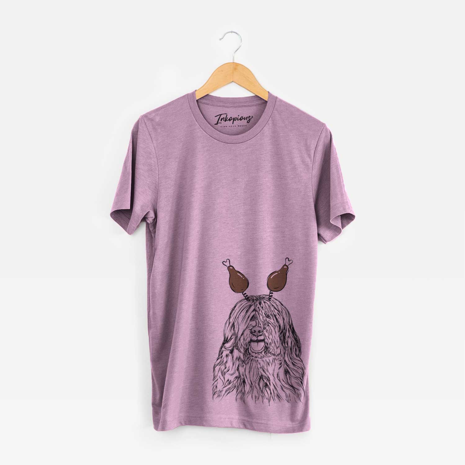 Thanksgiving Trinket the Tibetan Terrier - Unisex Crewneck