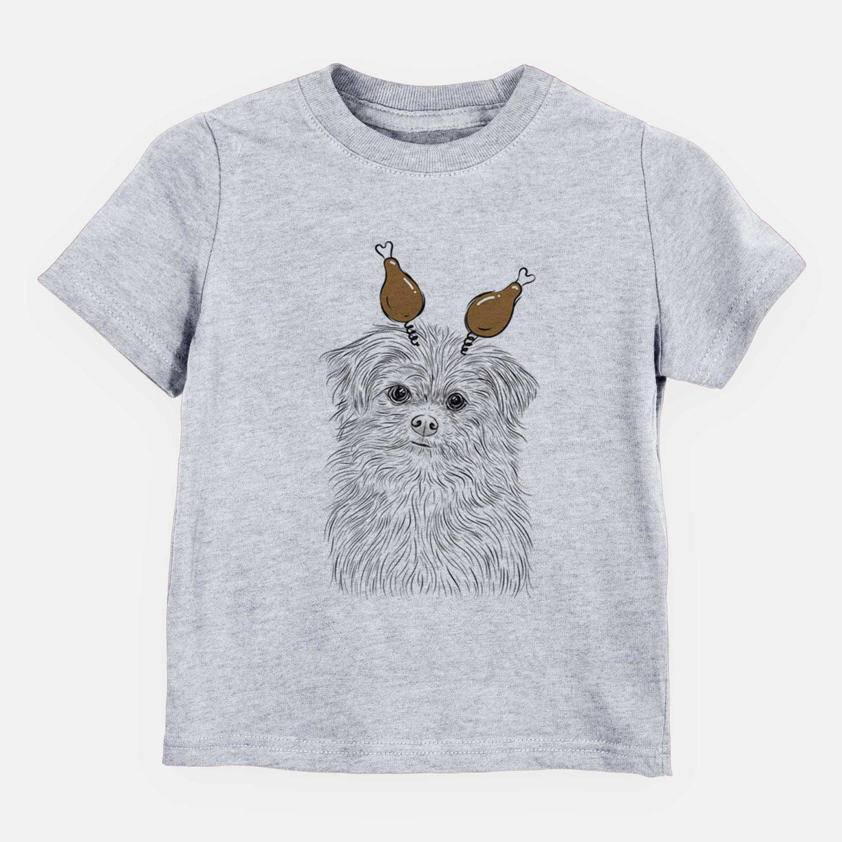 Thanksgiving Trixie the Terrier Mix - Kids/Youth/Toddler Shirt