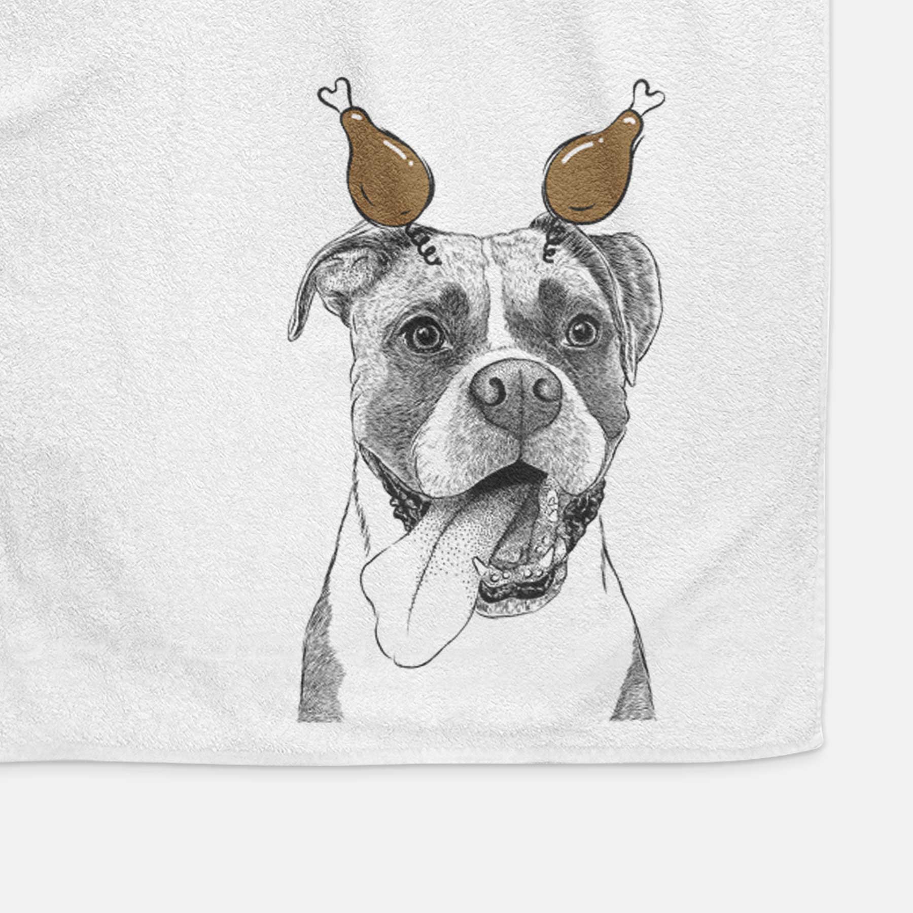 Tuckeroo the Boxer Decorative Hand Towel