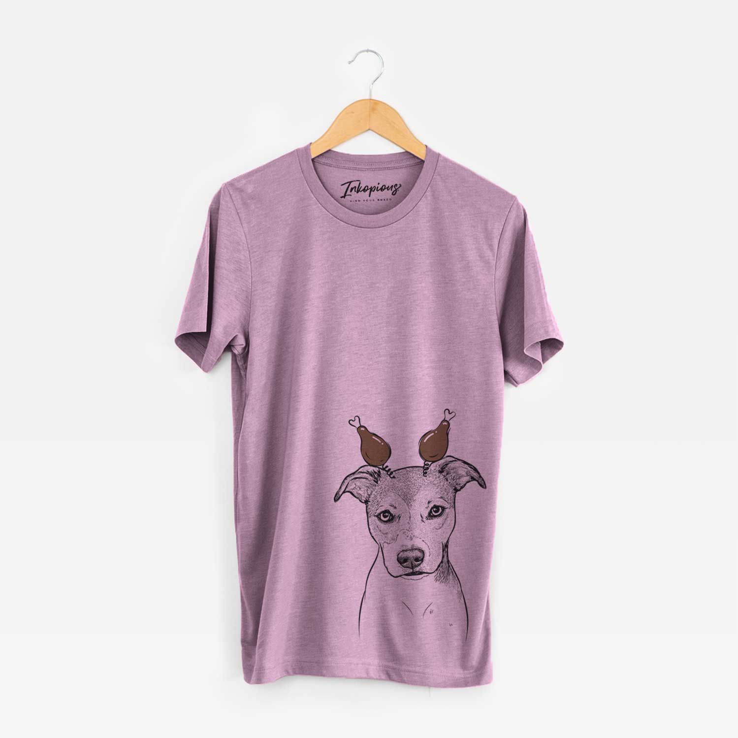 Thanksgiving Tula the American Staffordshire Terrier Heeler Mix - Unisex Crewneck