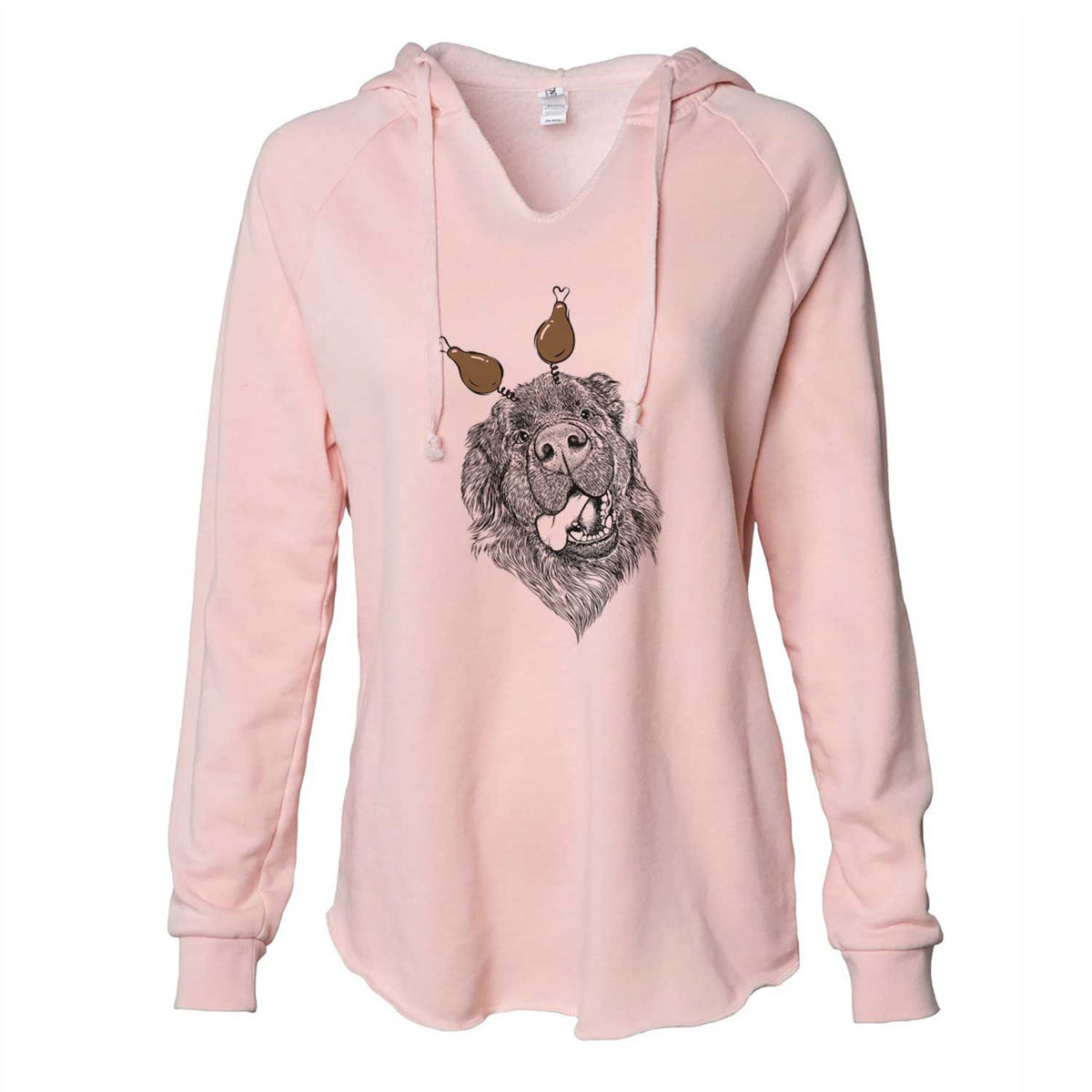 Thanksgiving Tuna the Newfoundland - Cali Wave Hooded Sweatshirt