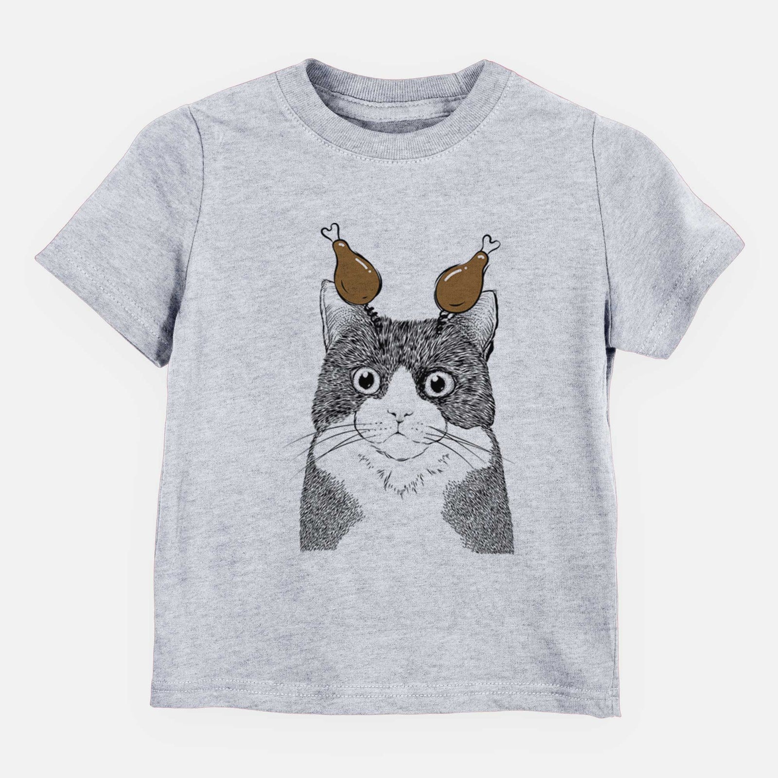 Thanksgiving Tux the Tuxedo Cat - Kids/Youth/Toddler Shirt