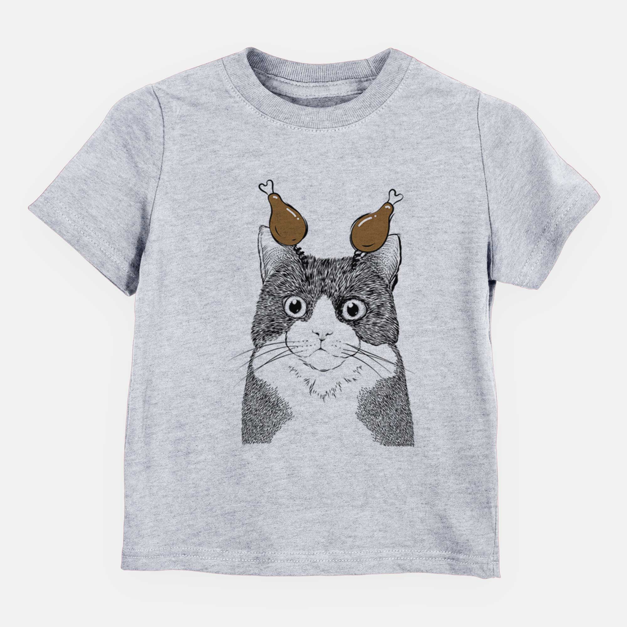 Thanksgiving Tux the Tuxedo Cat - Kids/Youth/Toddler Shirt
