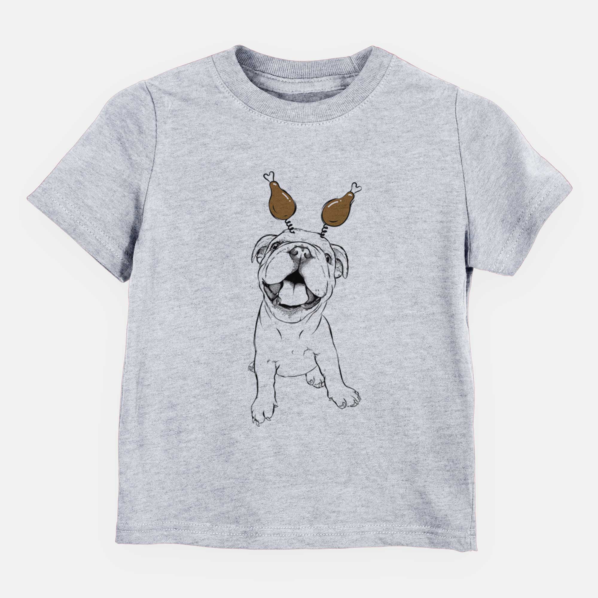 Thanksgiving Tyke the English Bulldog - Kids/Youth/Toddler Shirt