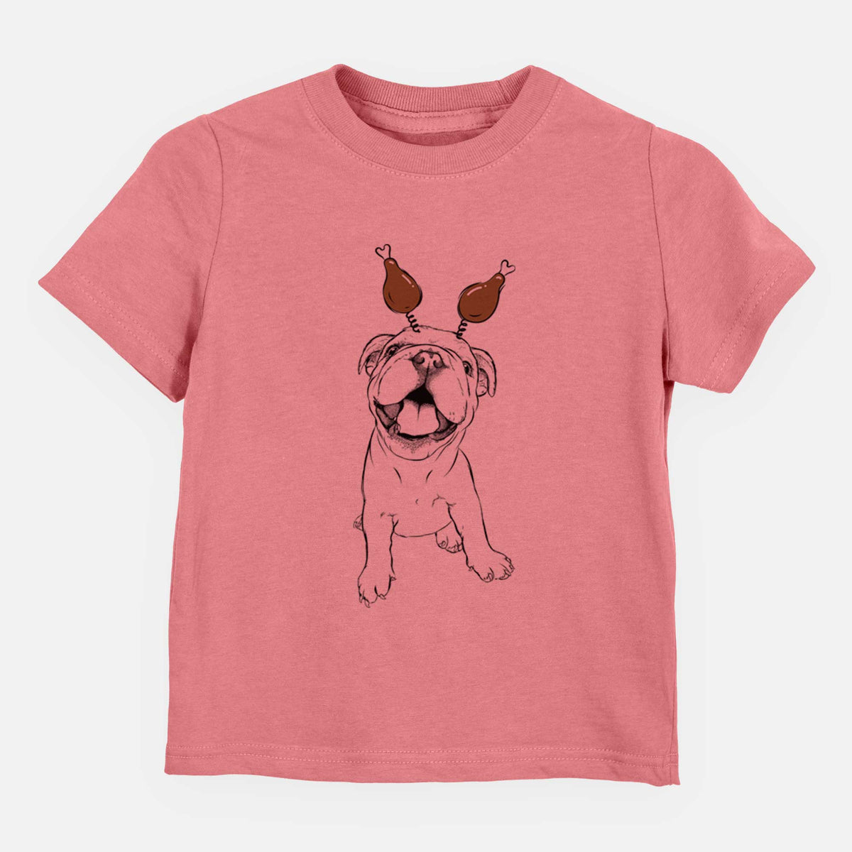 Thanksgiving Tyke the English Bulldog - Kids/Youth/Toddler Shirt