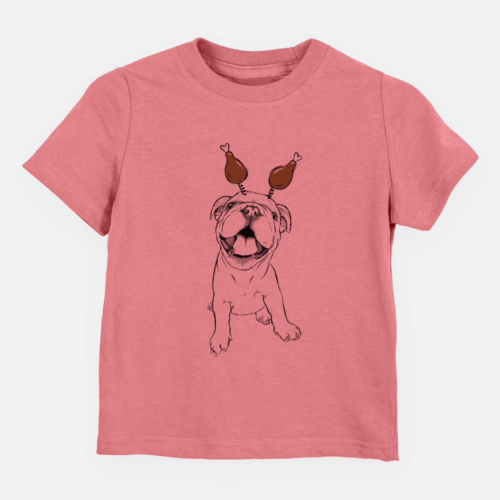 Thanksgiving Tyke the English Bulldog - Kids/Youth/Toddler Shirt