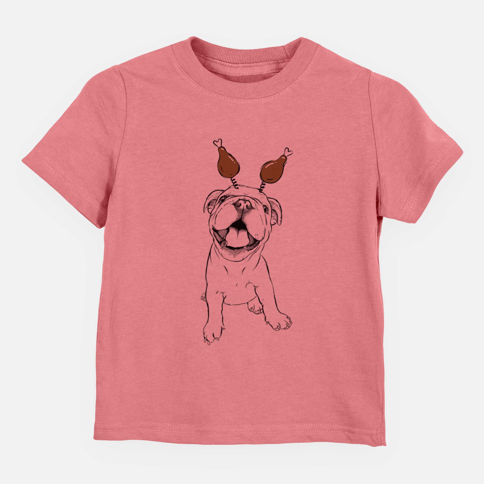 Thanksgiving Tyke the English Bulldog - Kids/Youth/Toddler Shirt