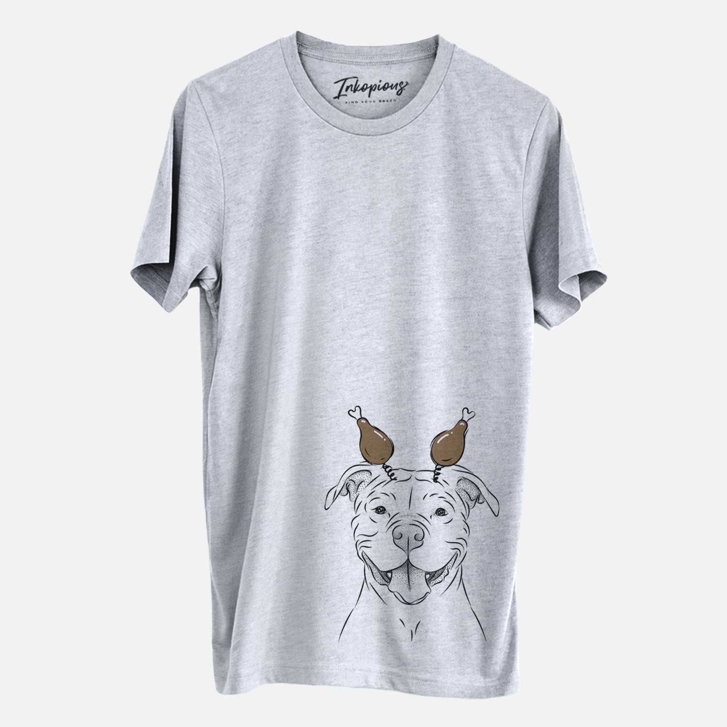 Thanksgiving Tyson the American Bulldog - Unisex Crewneck