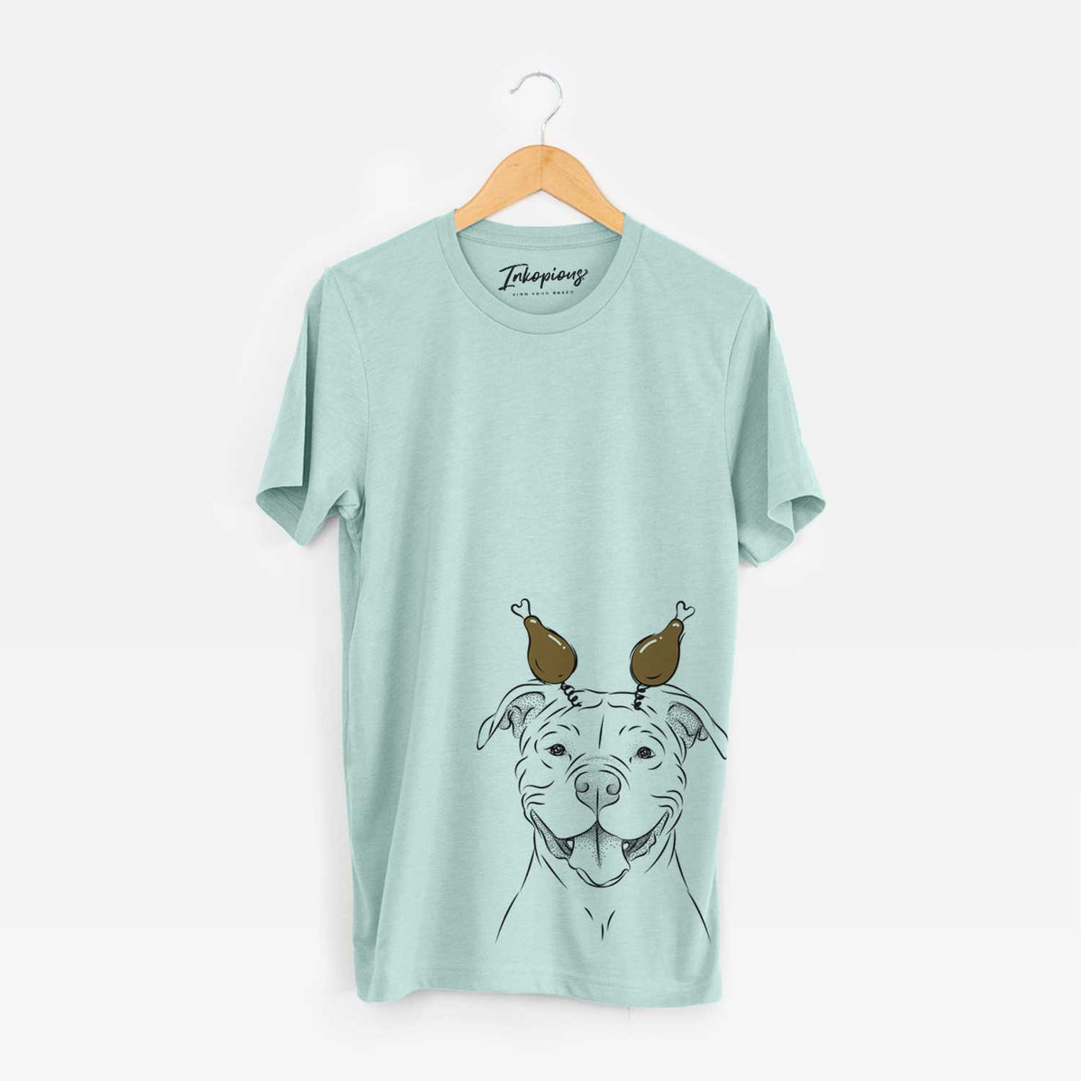 Thanksgiving Tyson the American Bulldog - Unisex Crewneck