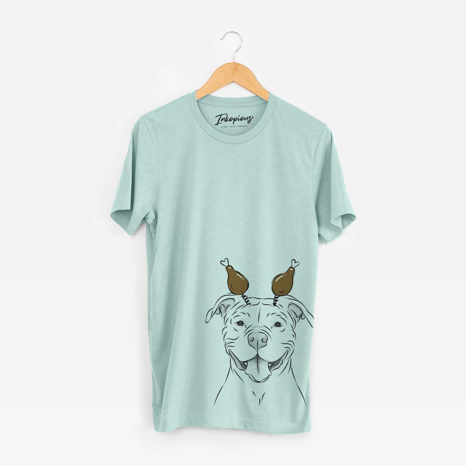 Thanksgiving Tyson the American Bulldog - Unisex Crewneck