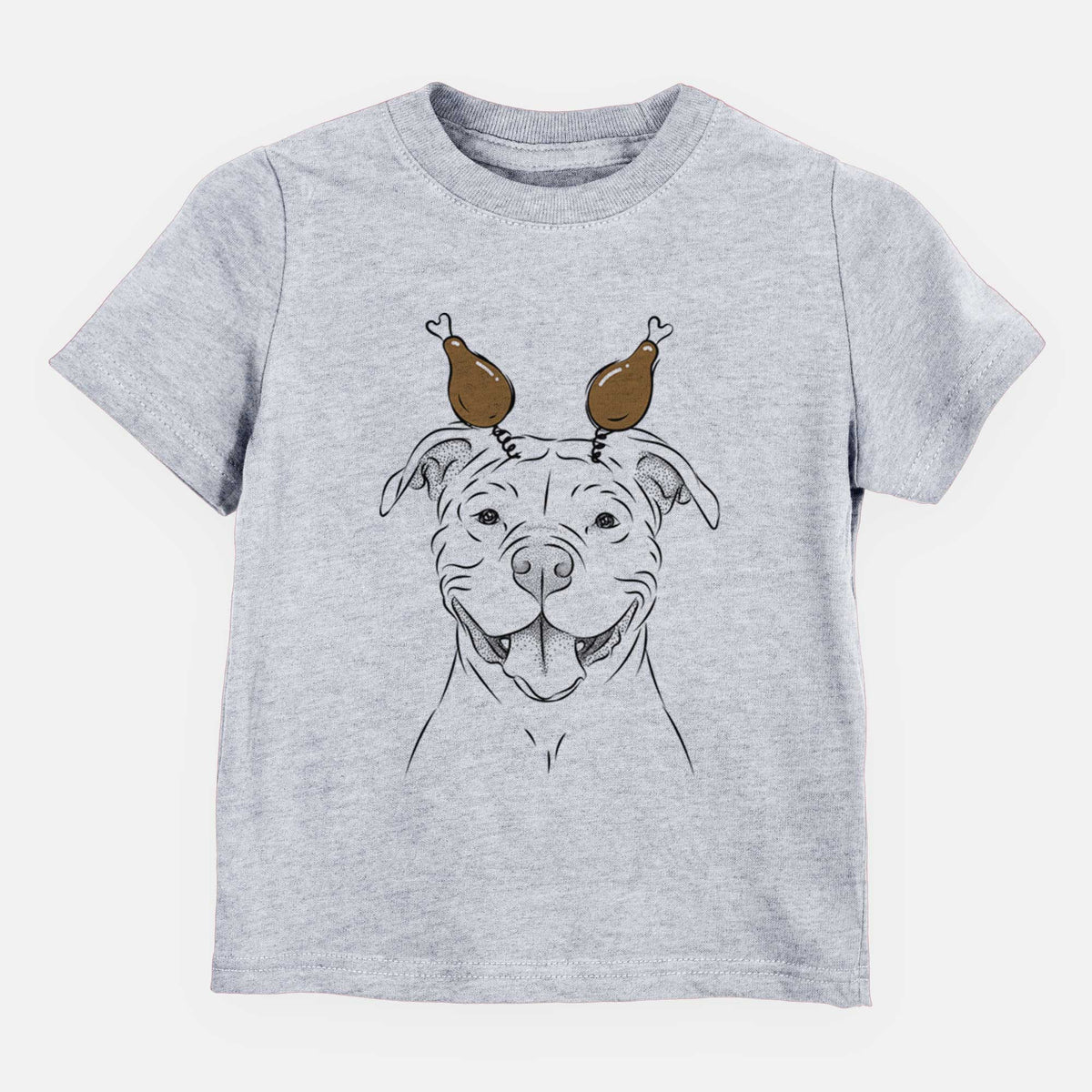 Thanksgiving Tyson the American Bulldog - Kids/Youth/Toddler Shirt