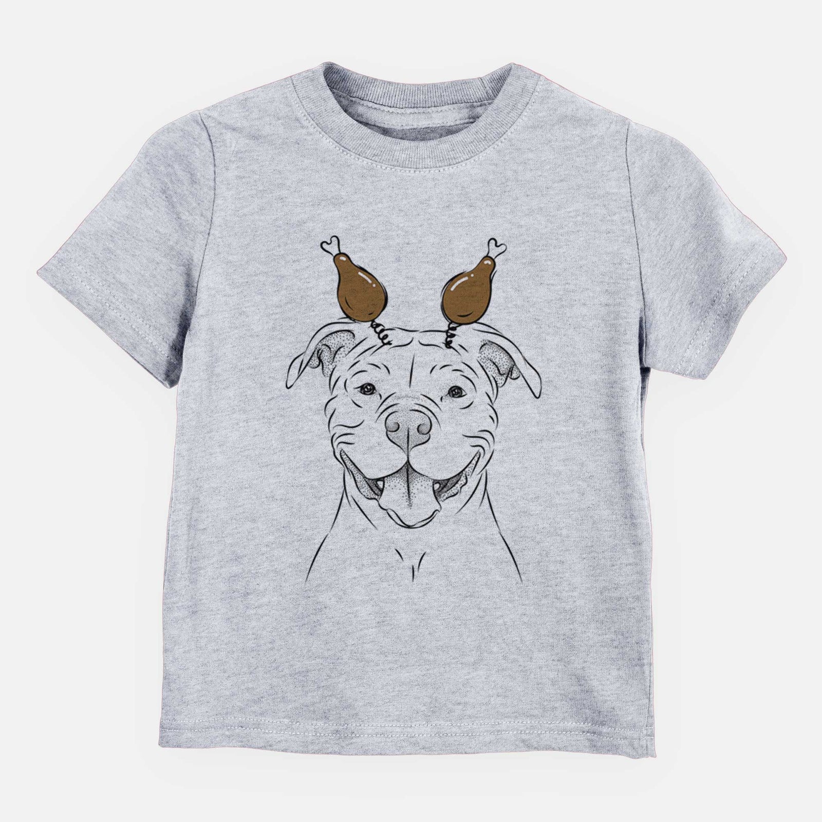 Thanksgiving Tyson the American Bulldog - Kids/Youth/Toddler Shirt