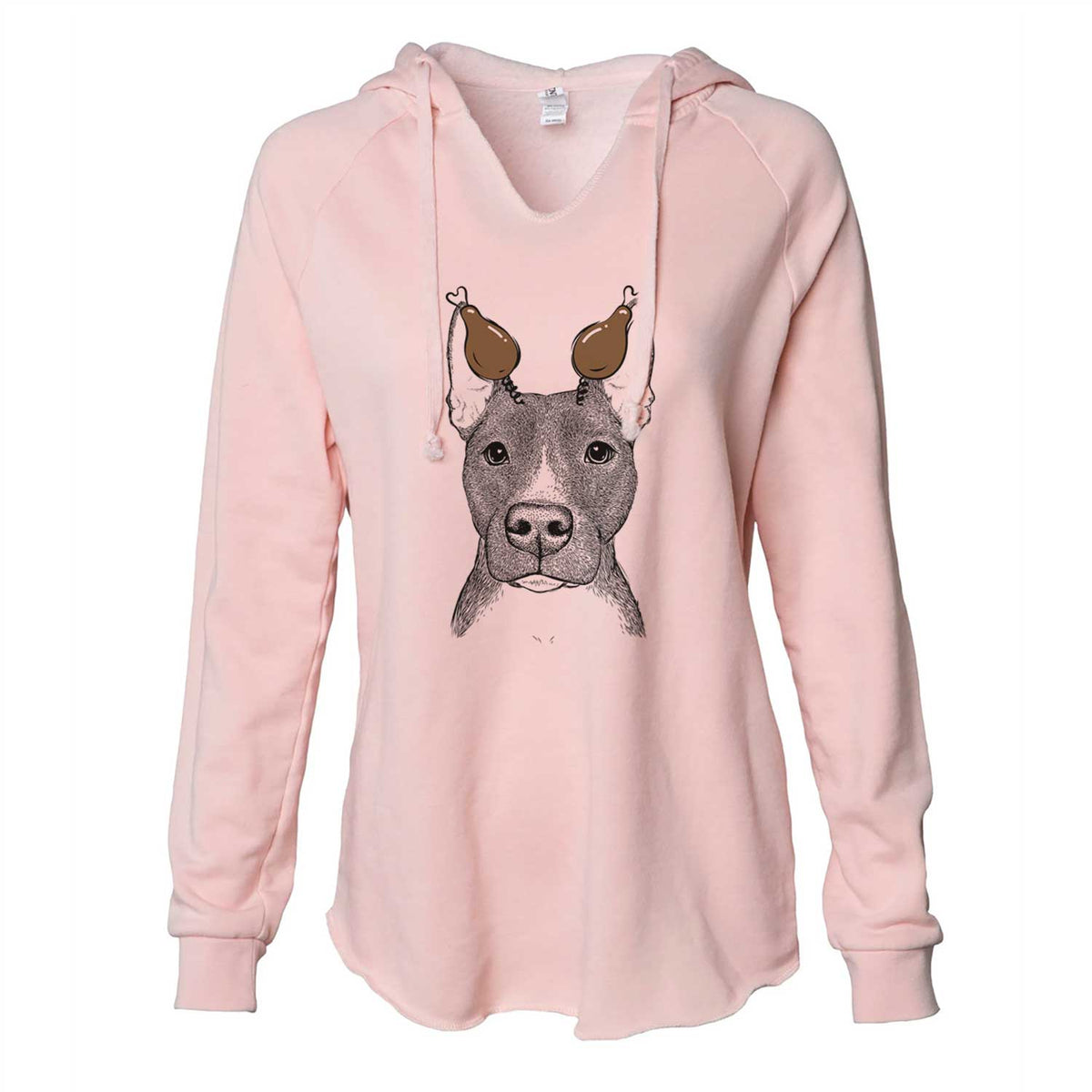 Thanksgiving Violet the Pitbull - Cali Wave Hooded Sweatshirt