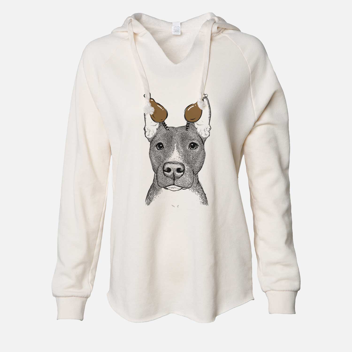 Thanksgiving Violet the Pitbull - Cali Wave Hooded Sweatshirt