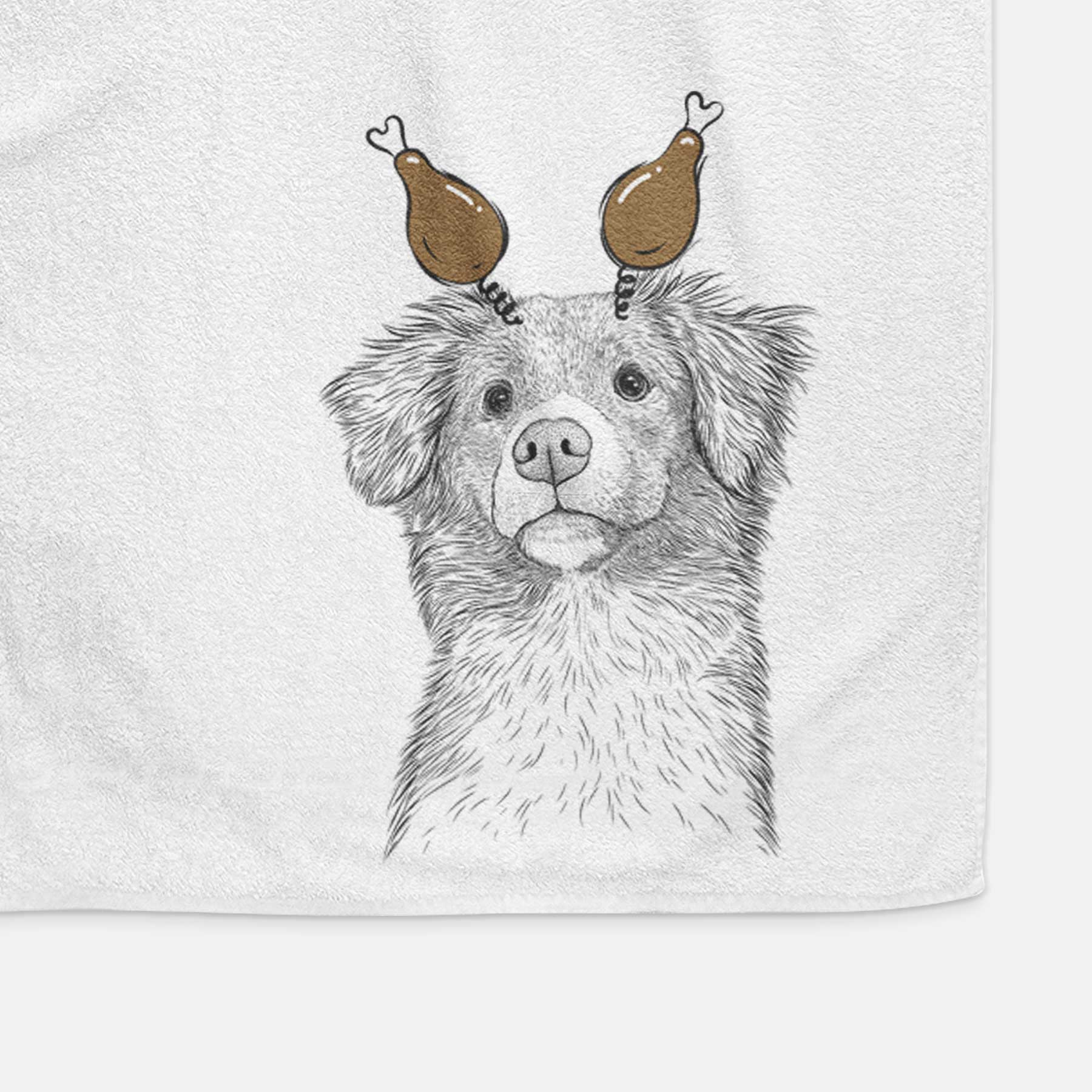 Vixen the Nova Scotia Duck Tolling Retriever Decorative Hand Towel