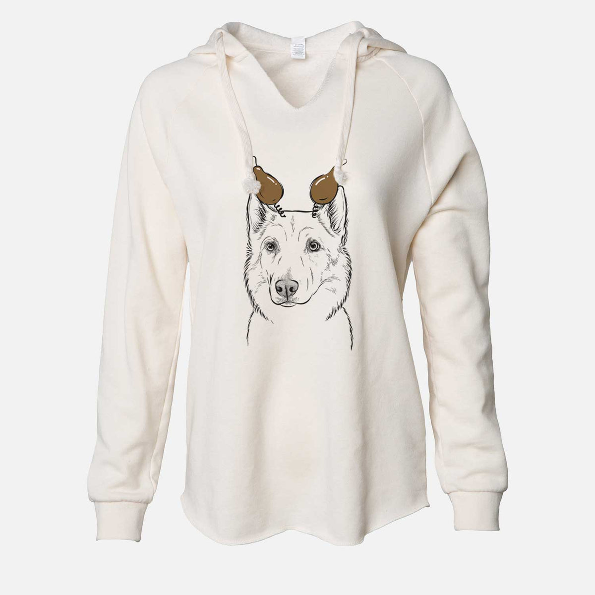 Thanksgiving Vox the Siberian Husky - Cali Wave Hooded Sweatshirt