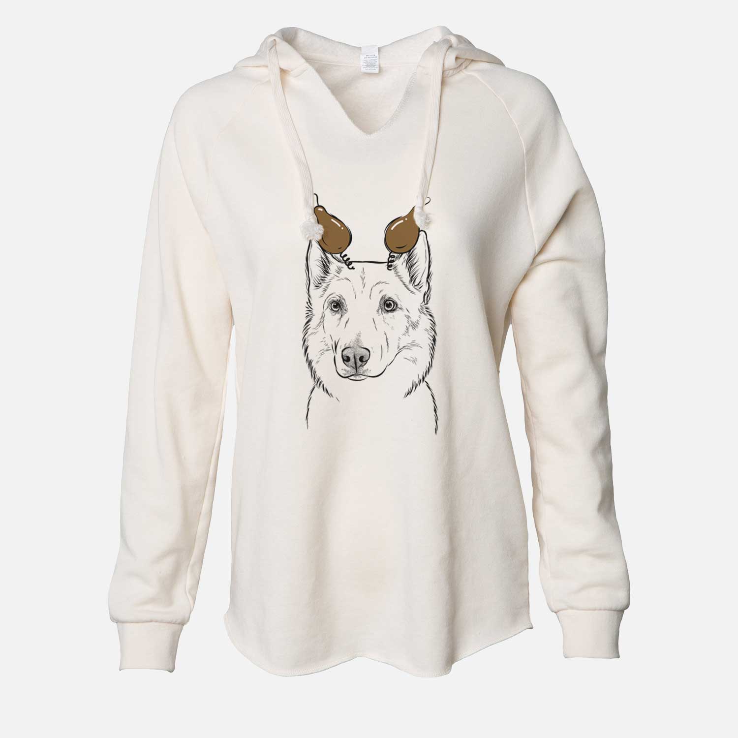 Thanksgiving Vox the Siberian Husky - Cali Wave Hooded Sweatshirt