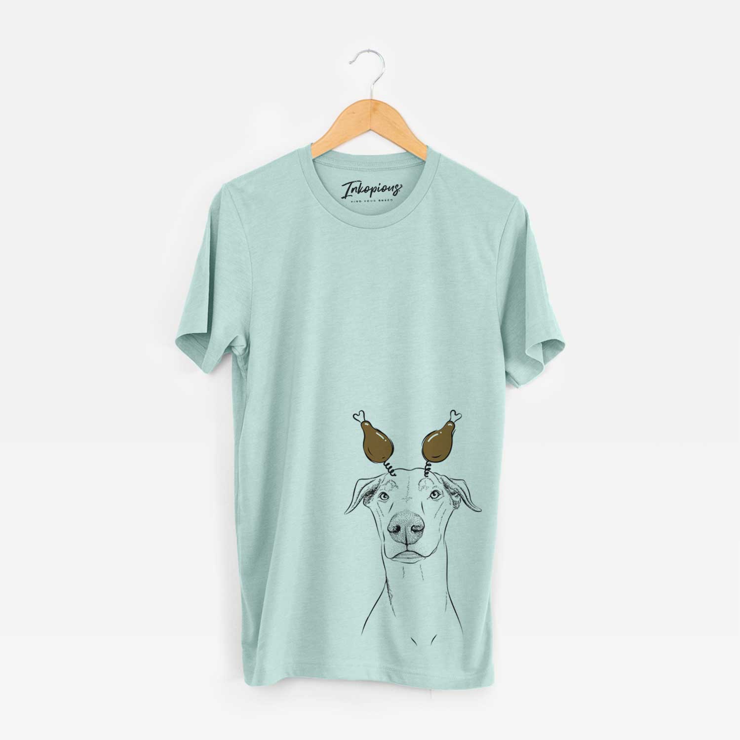 Thanksgiving Walter the White Doberman Rescue - Unisex Crewneck
