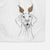 Wesley the Vizsla Decorative Hand Towel