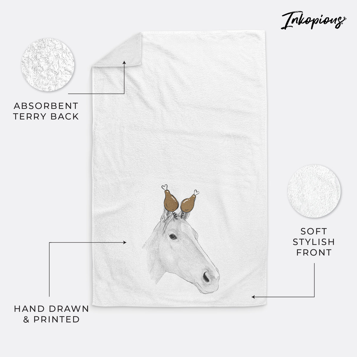 Westley the Horse Decorative Hand Towel
