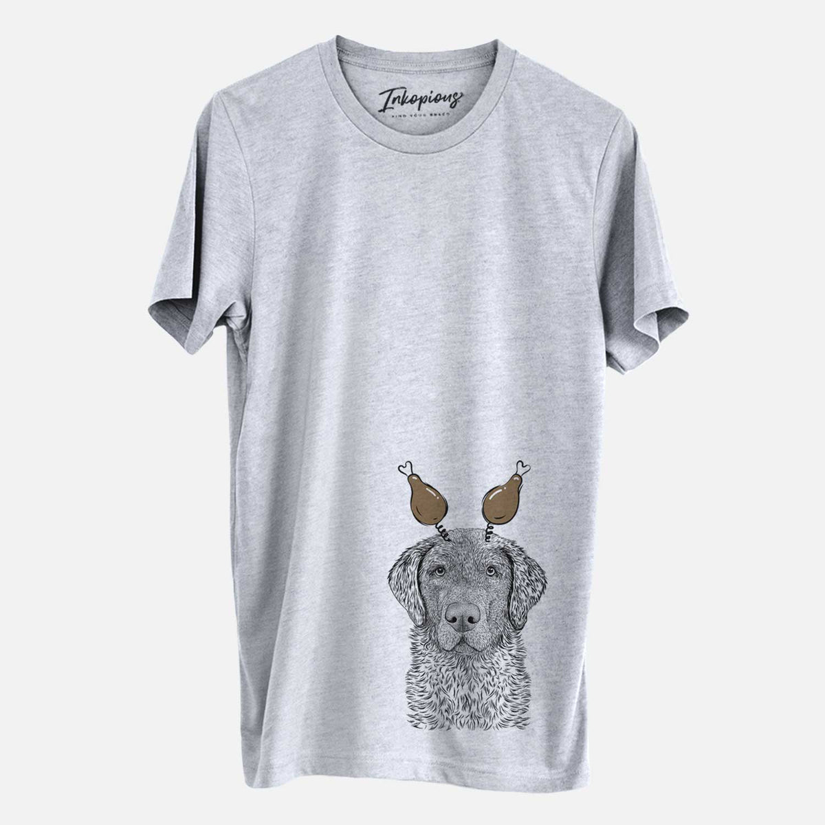 Thanksgiving Whiskey the Chocolate Lab - Unisex Crewneck