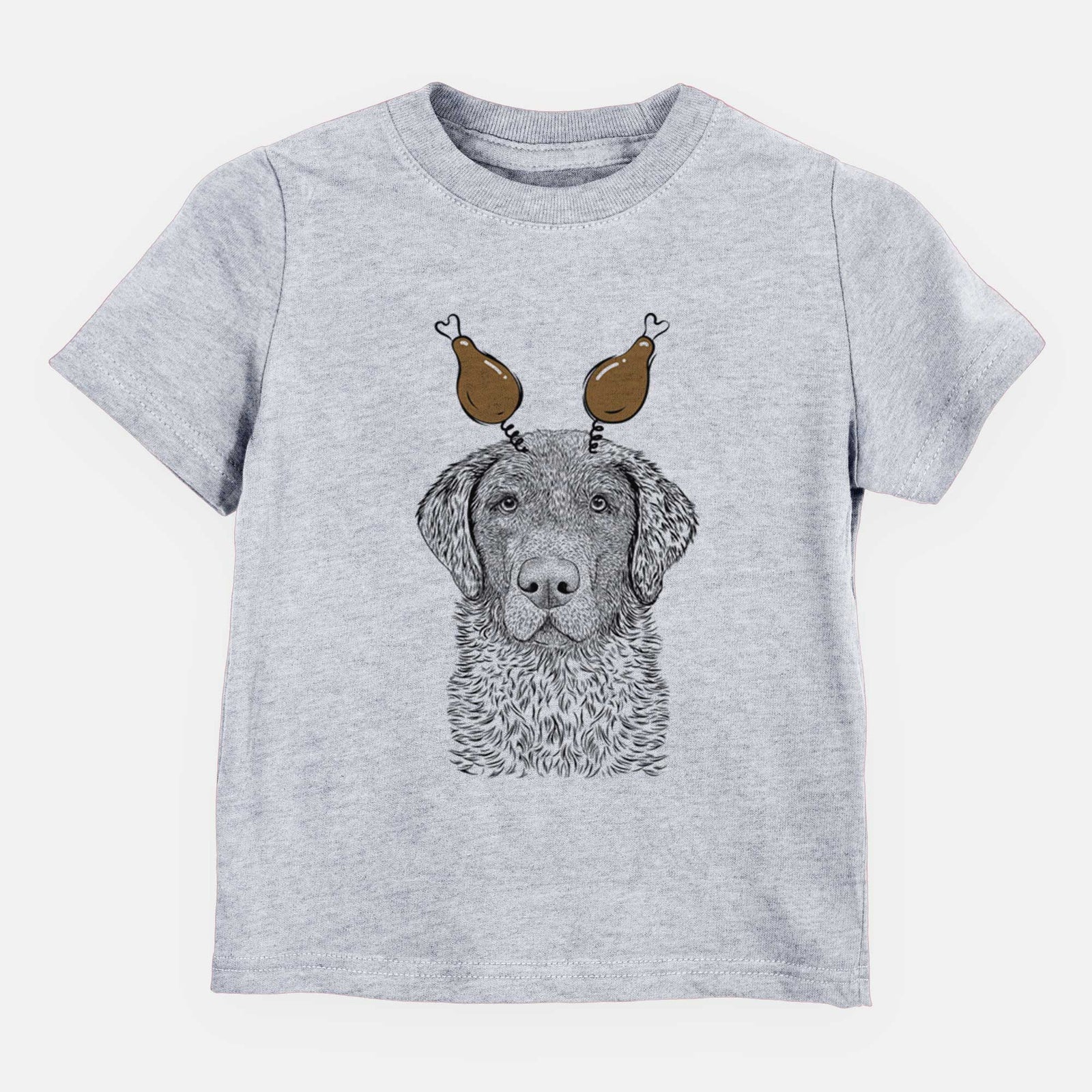 Thanksgiving Whiskey the Chocolate Lab - Kids/Youth/Toddler Shirt