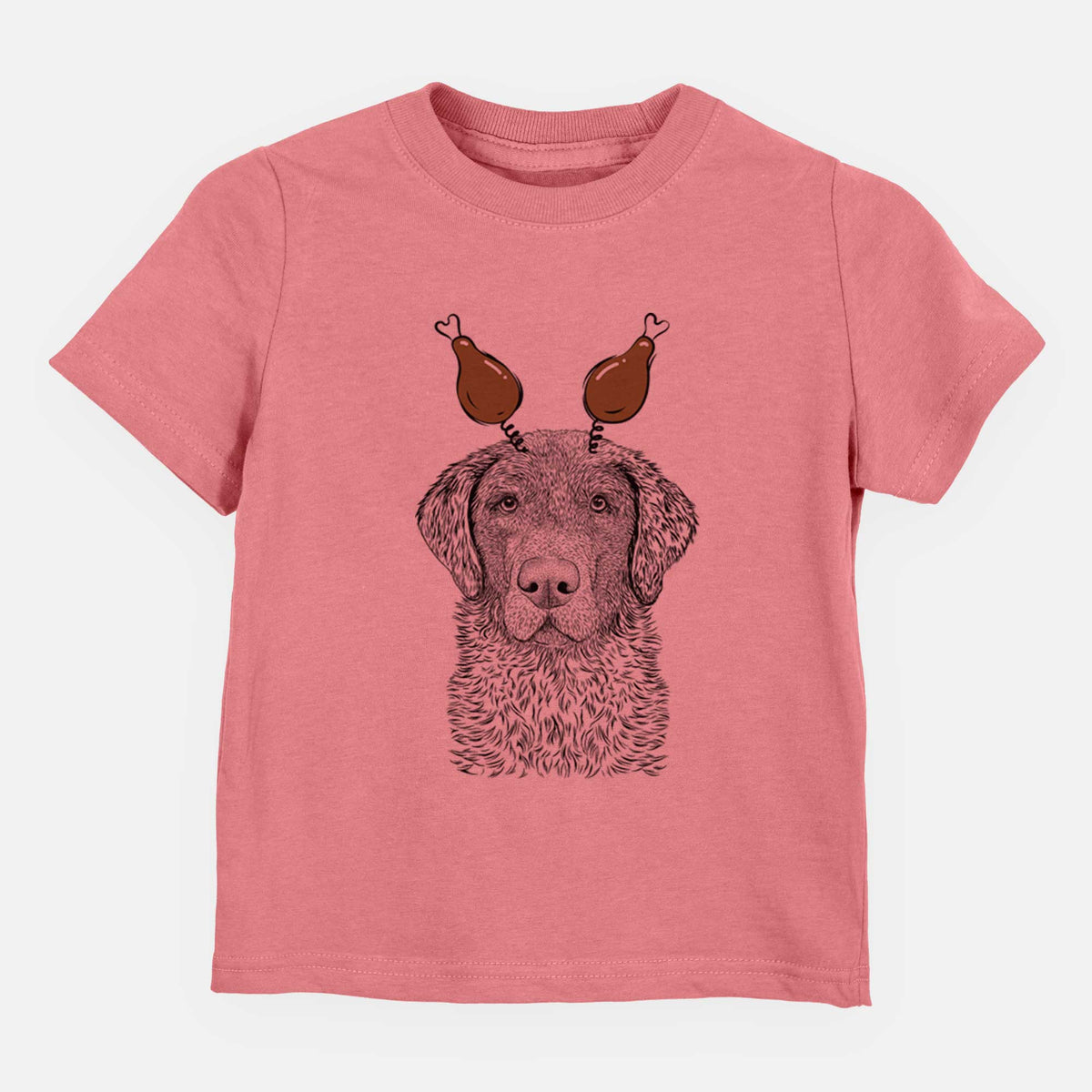 Thanksgiving Whiskey the Chocolate Lab - Kids/Youth/Toddler Shirt