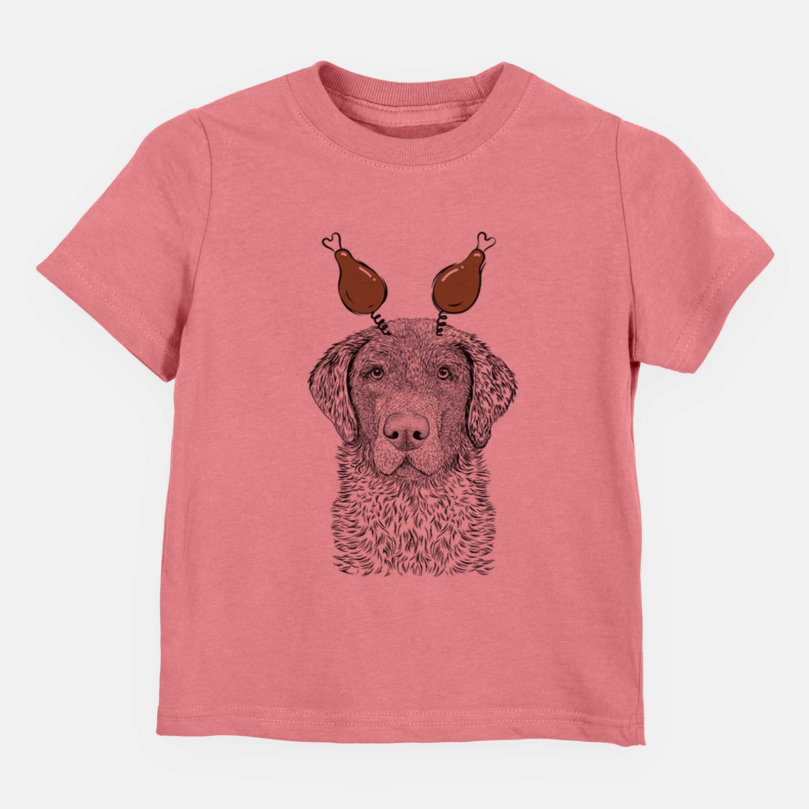 Thanksgiving Whiskey the Chocolate Lab - Kids/Youth/Toddler Shirt